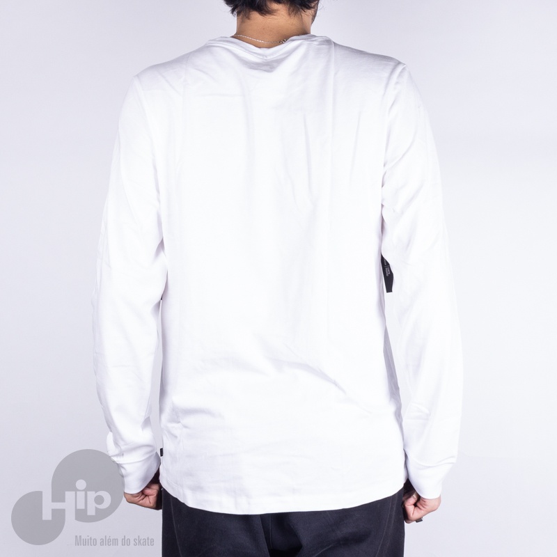 Camiseta Manga Longa Nike Aq4509-100 Branca