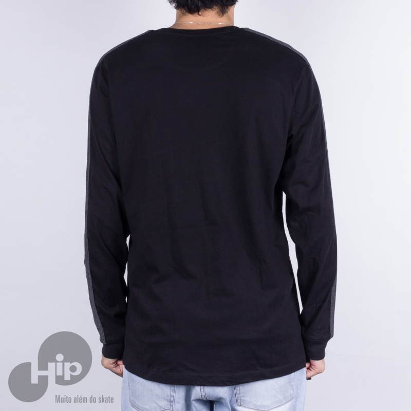 Camiseta Manga Longa Vans Striker Preta
