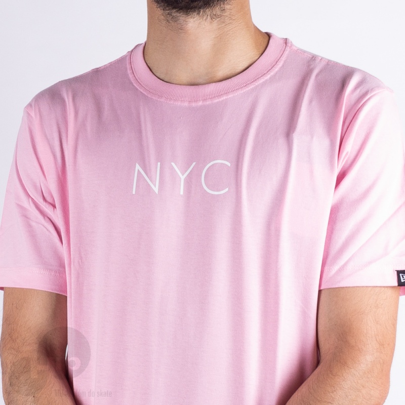 Camiseta New Era Core Nyc Candy Rosa