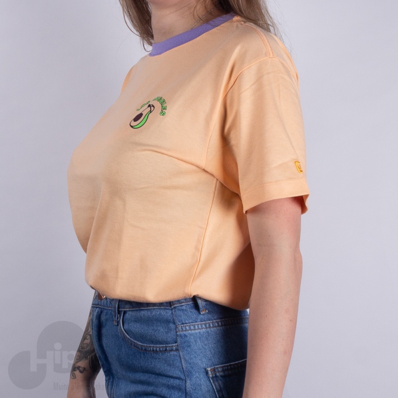 Camiseta New Era Fruit Avocado Los Angeles Laranja