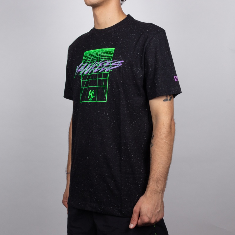 Camiseta New Era Rave Space Dimention Neyyan Preto