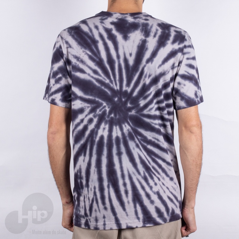 Camiseta New Skate Tie Dye Hq Azul Escuro