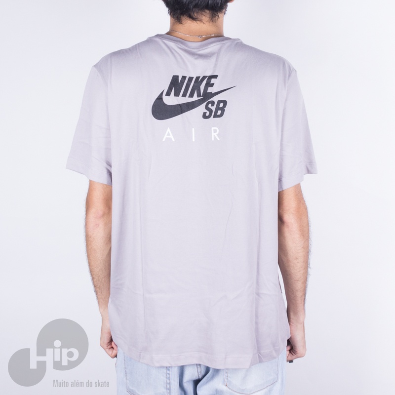 Camiseta Nike Sb Air Cinza Claro