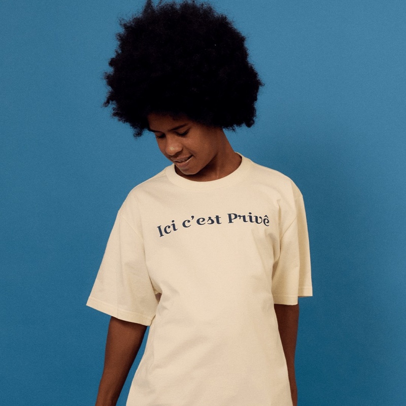 Camiseta Prive Paris Bege