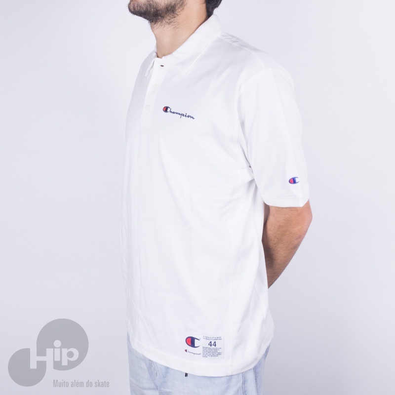 Camiseta Polo Champion Reverse Weave T3959 Branca