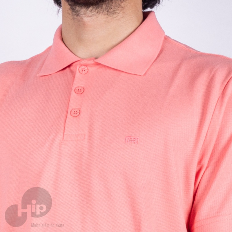 Camiseta Polo Hocks Colors Rosa
