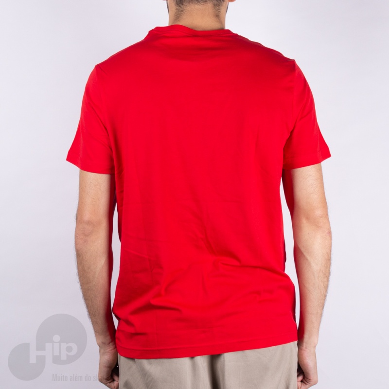 Camiseta Puma Essentials Vermelha
