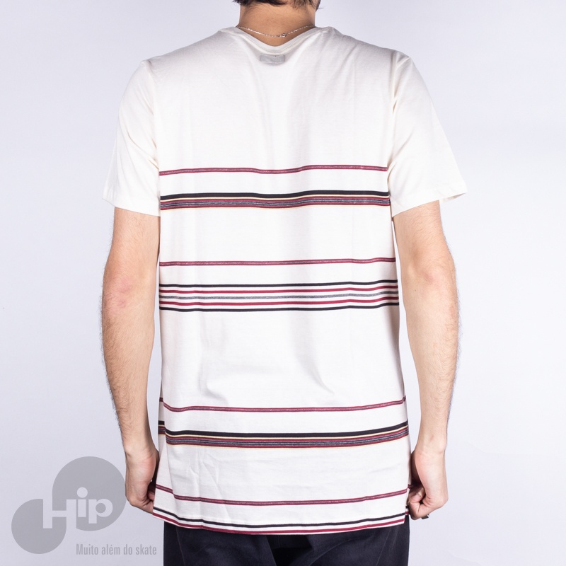 Camiseta Rvca Avila Stripe Bege