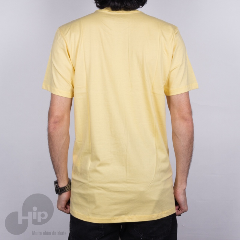 Camiseta Rvca Big Glitch Amarela