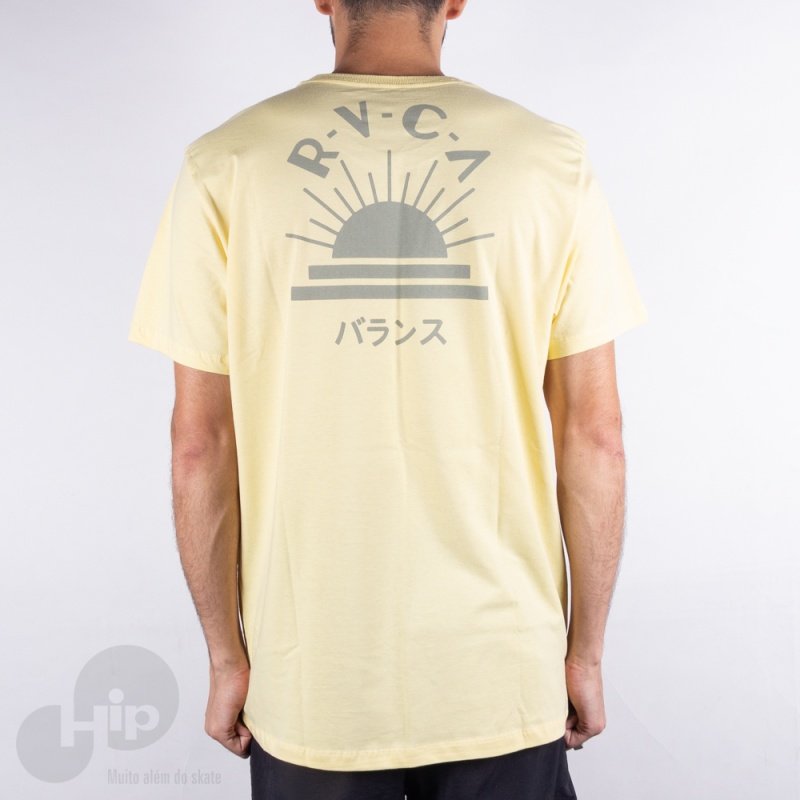 Camiseta Rvca Dawned Amarela