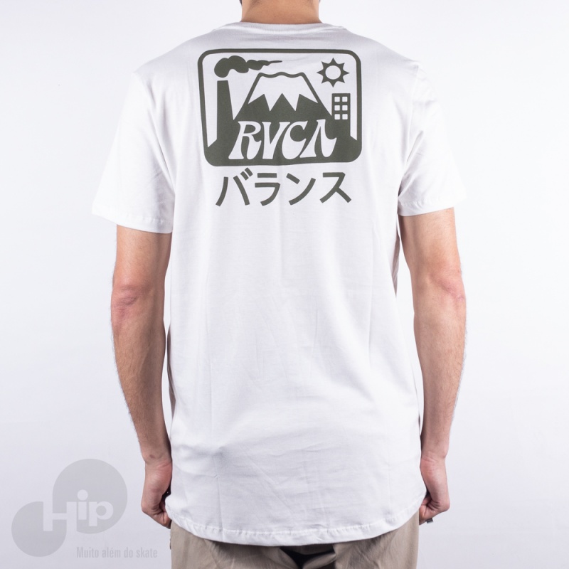 Camiseta Rvca Happy Funtime Branca