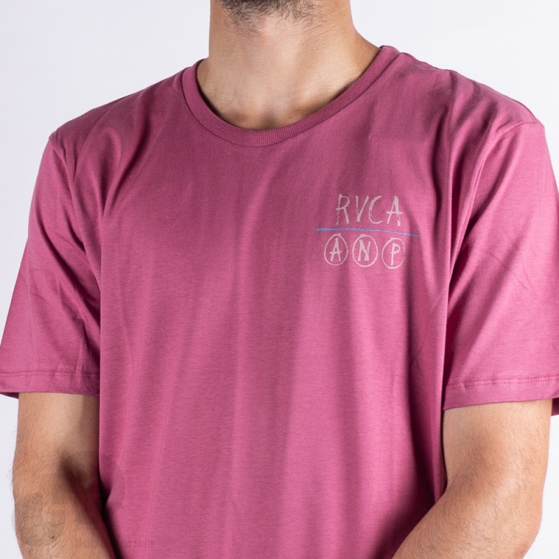 Camiseta Rvca Horton Anp Rosa