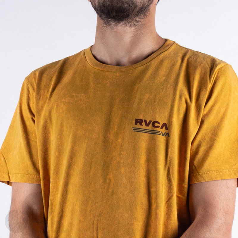 Camiseta Rvca Oval Amarela