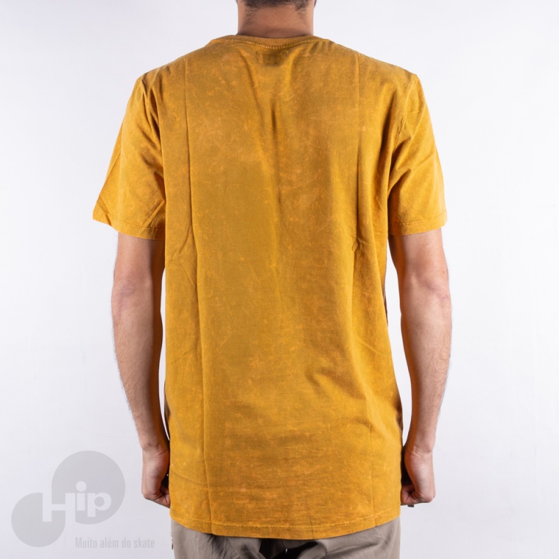 Camiseta Rvca Oval Amarela