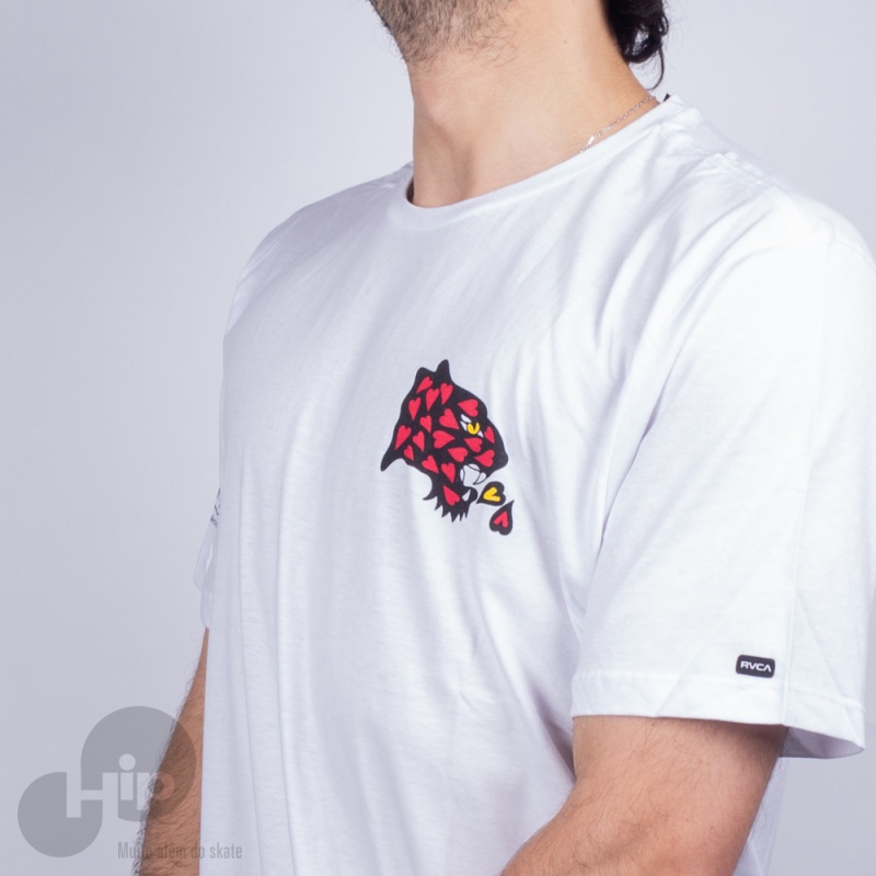 Camiseta Rvca Panther Branca