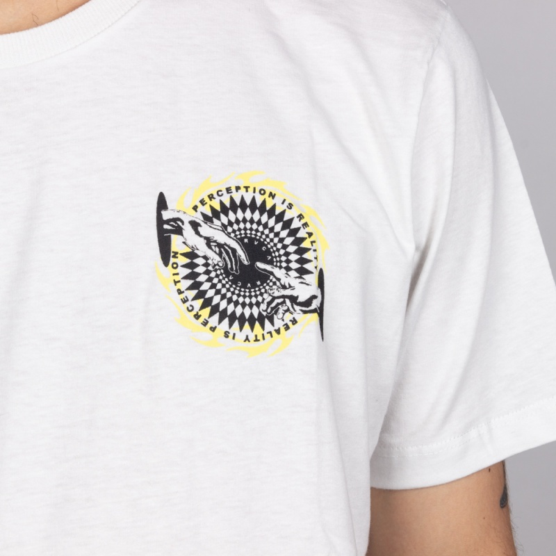 Camiseta Rvca Perception Branco