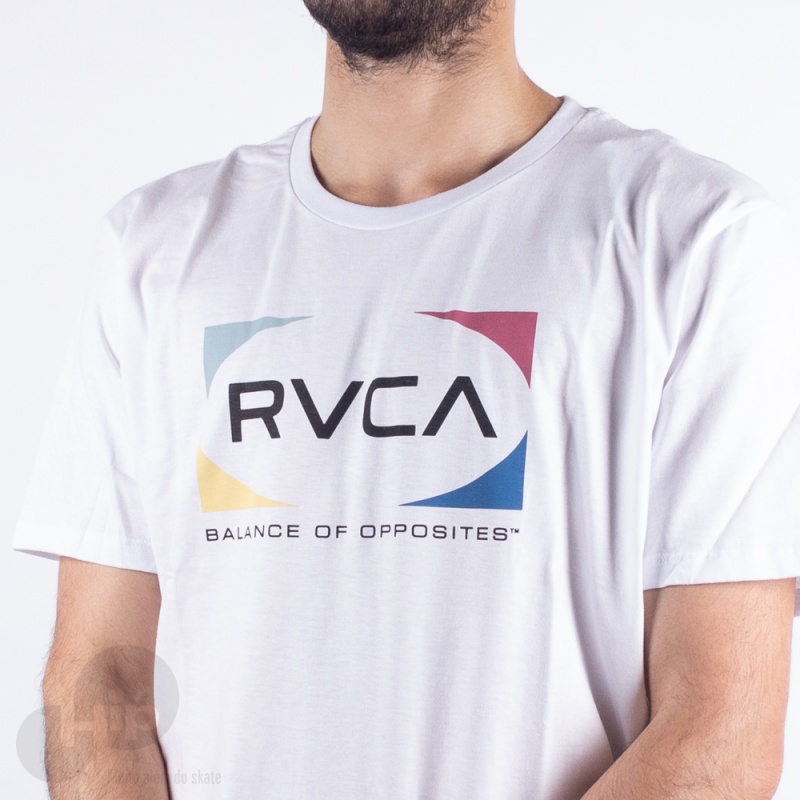 Camiseta Rvca Quad Branca