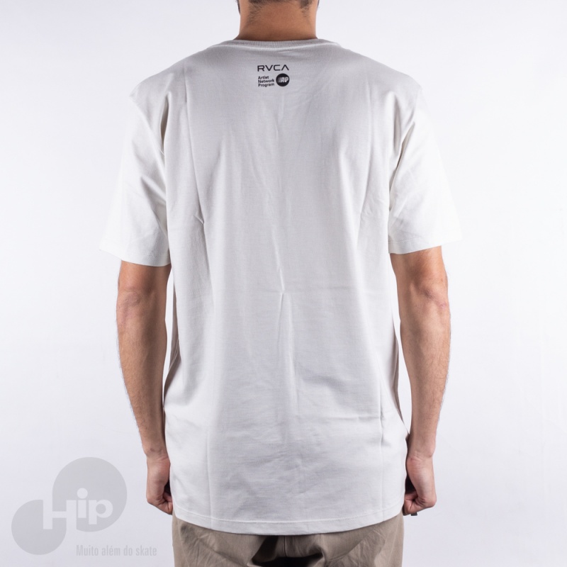 Camiseta Rvca Shintaro Spiral Branca