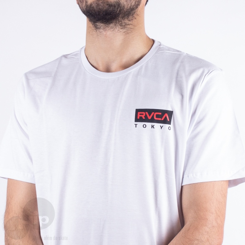 Camiseta Rvca Tokyo Branca