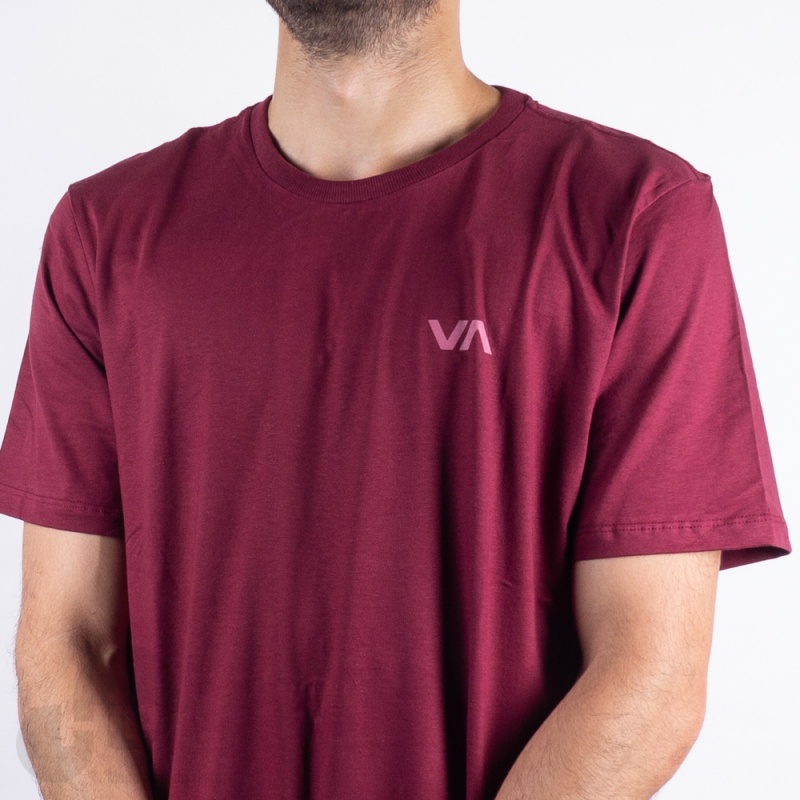 Camiseta Rvca Va Vinho