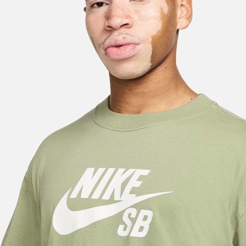 Camiseta Nike Sb Logo Verde