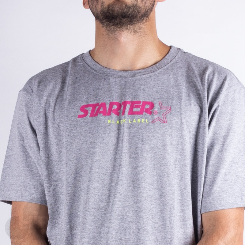 Camiseta Starter Estampada S725A Cinza Claro
