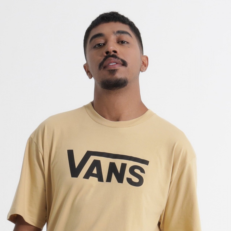 Camiseta Vans Classic Bege