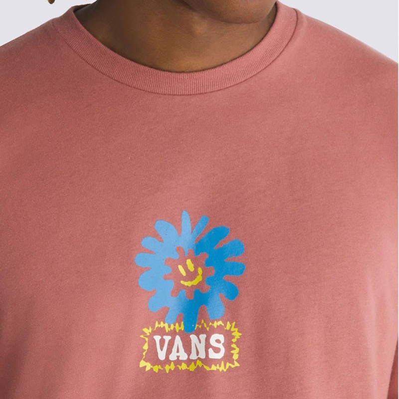 Camiseta Vans Dual Bloom Rosa