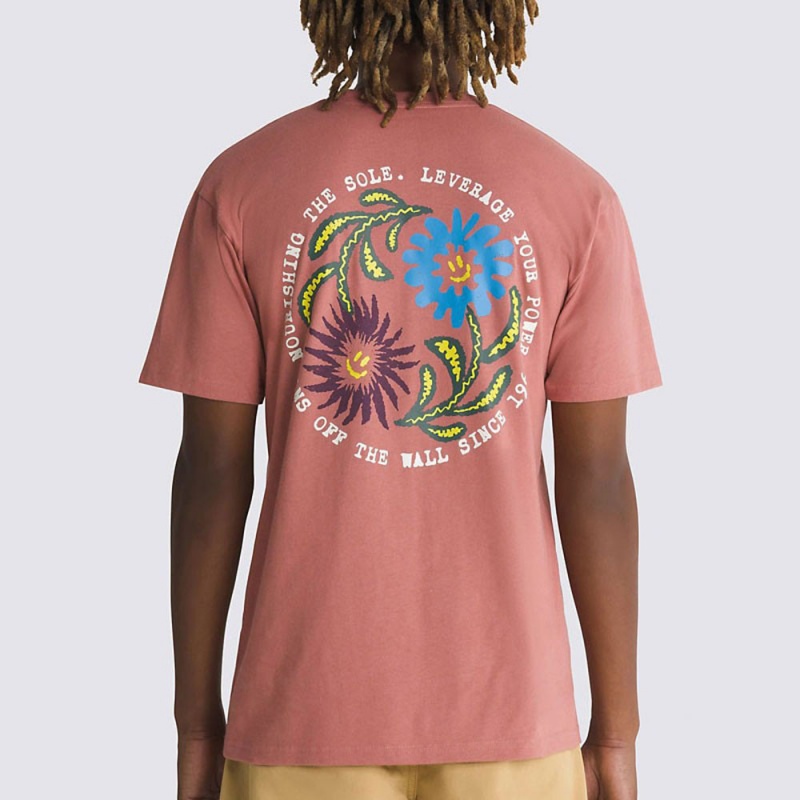 Camiseta Vans Dual Bloom Rosa