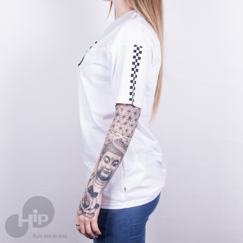 Camiseta Vans Fun Badge Os Branca