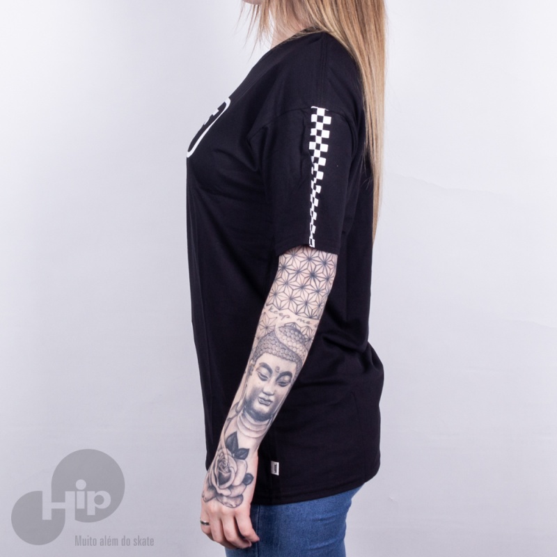 Camiseta Vans Fun Badge Os Preta