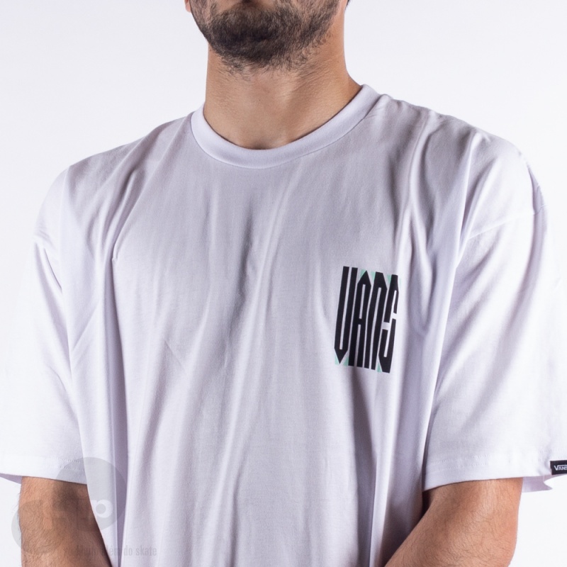 Camiseta Vans High Block Branca