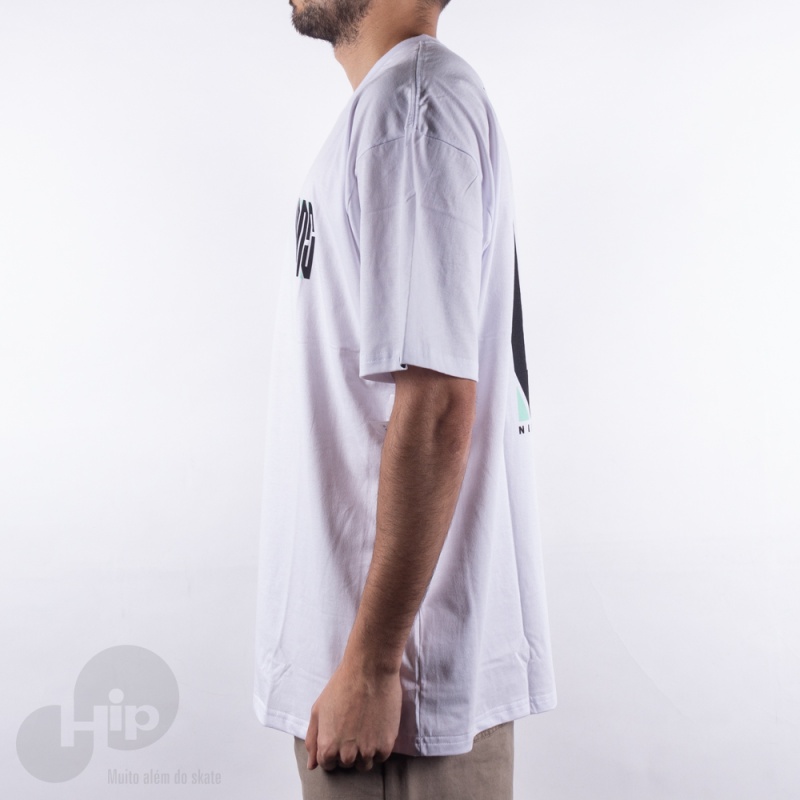 Camiseta Vans High Block Branca