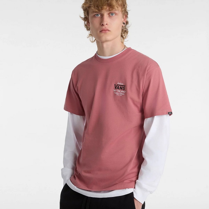 CAMISETA VANS HOLDER ST CLASSIC ROSA