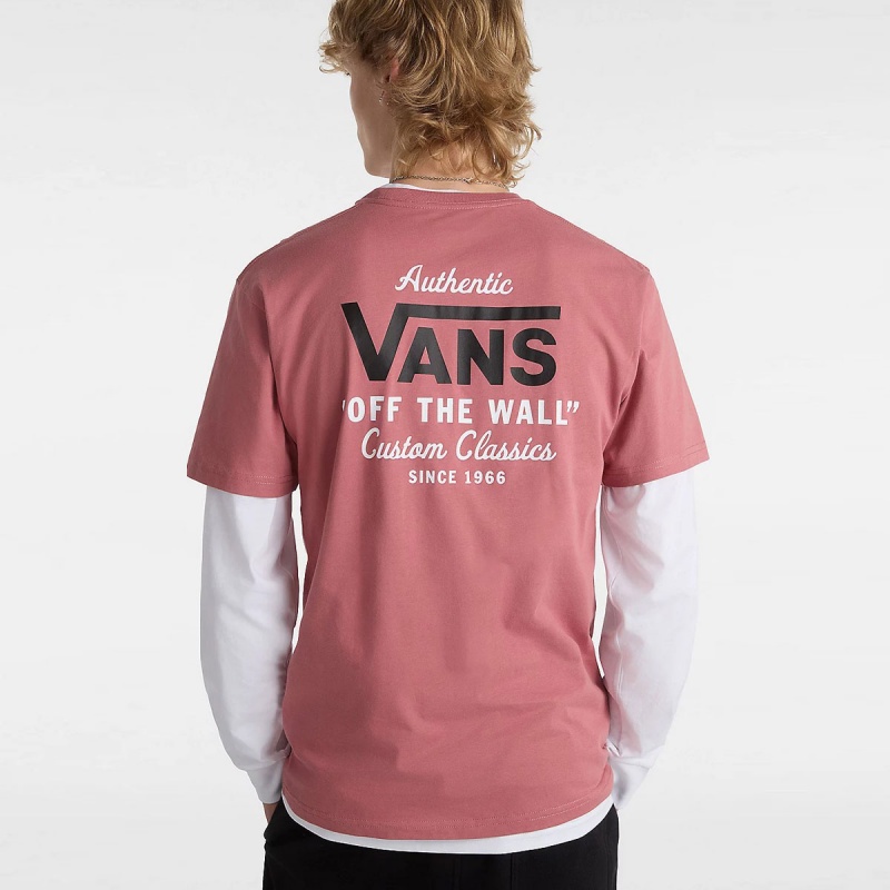 CAMISETA VANS HOLDER ST CLASSIC ROSA
