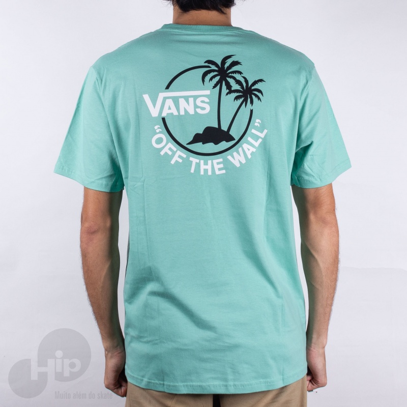Camiseta Vans Mini Dual Palm Iii Verde