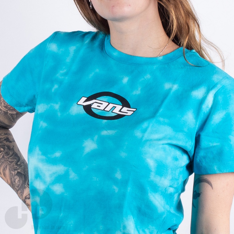 Camiseta Vans Oval Azul Claro