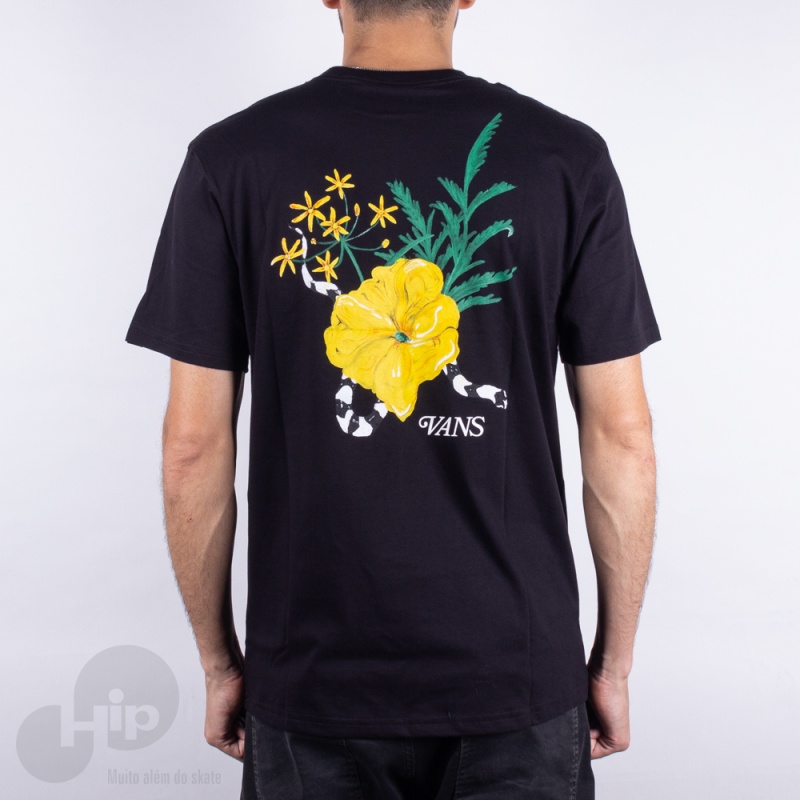 Camiseta Vans Super Bloom Preta