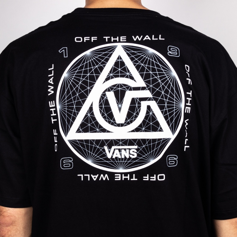 Camiseta Vans Three Points Preto
