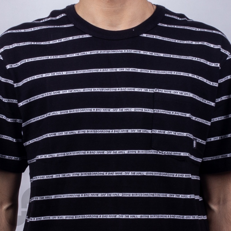 Camiseta Vans X Baker Jacquard Preta