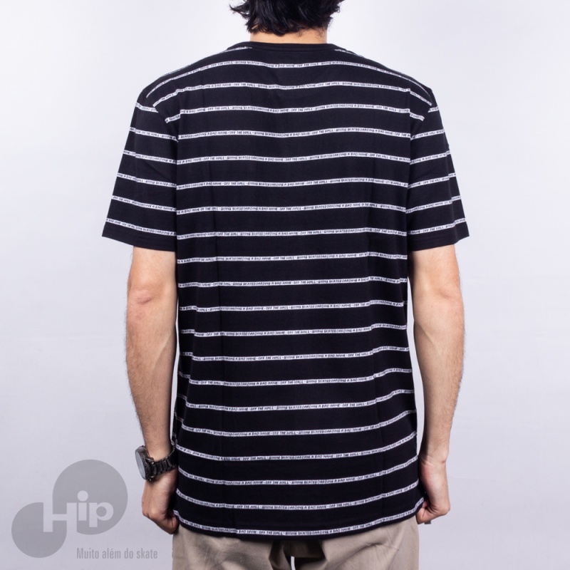 Camiseta Vans X Baker Jacquard Preta