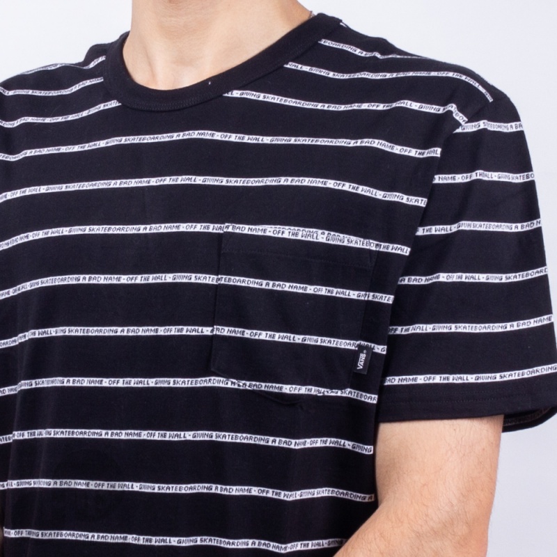 Camiseta Vans X Baker Jacquard Preta