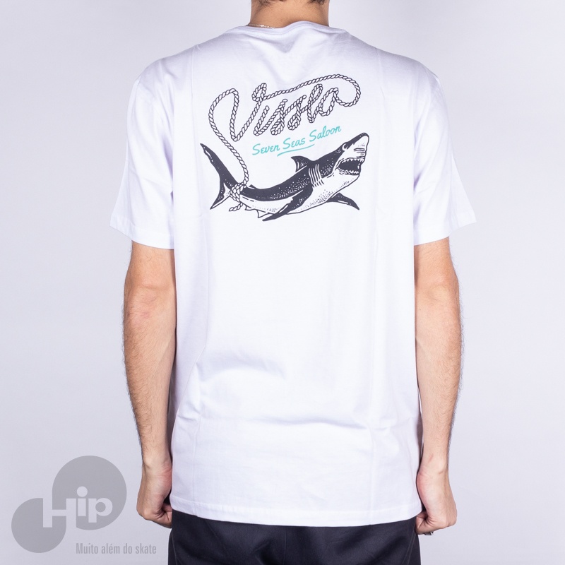 Camiseta Vissla Shark Park Branca