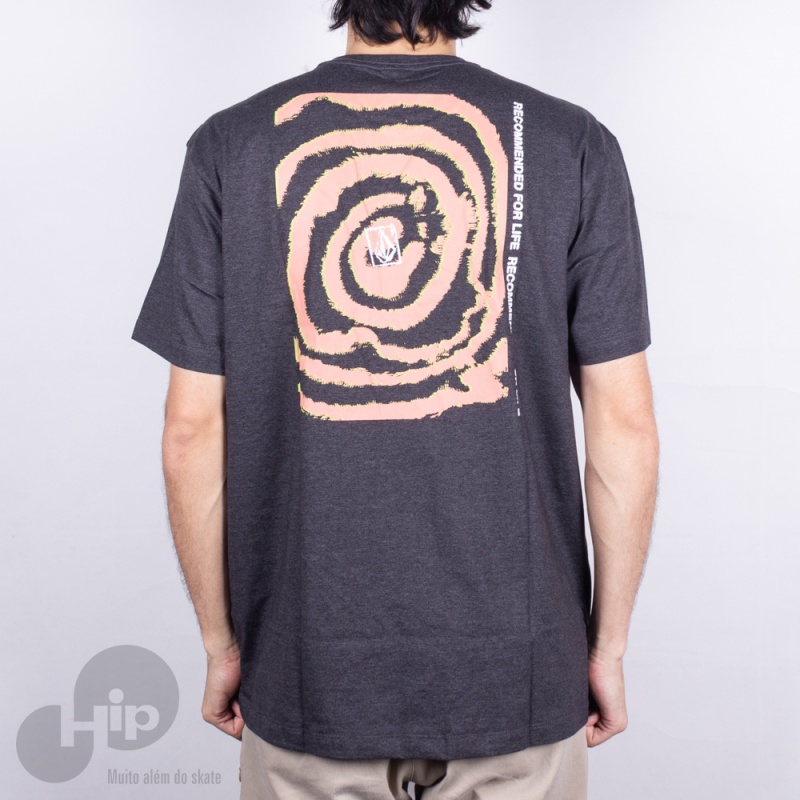 Camiseta Volcom Maag Cinza Escuro