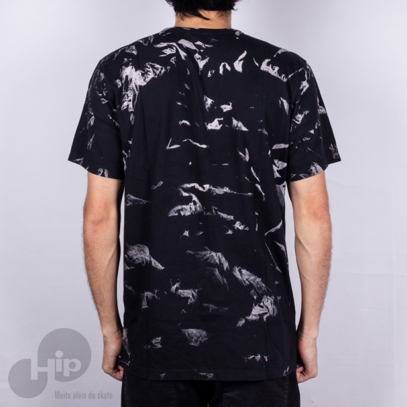 Camiseta Volcom Static Noise Preta
