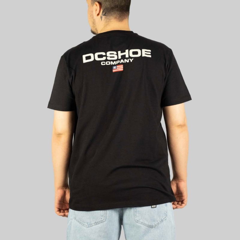 Camiseta Dc Shoes Flag Preto