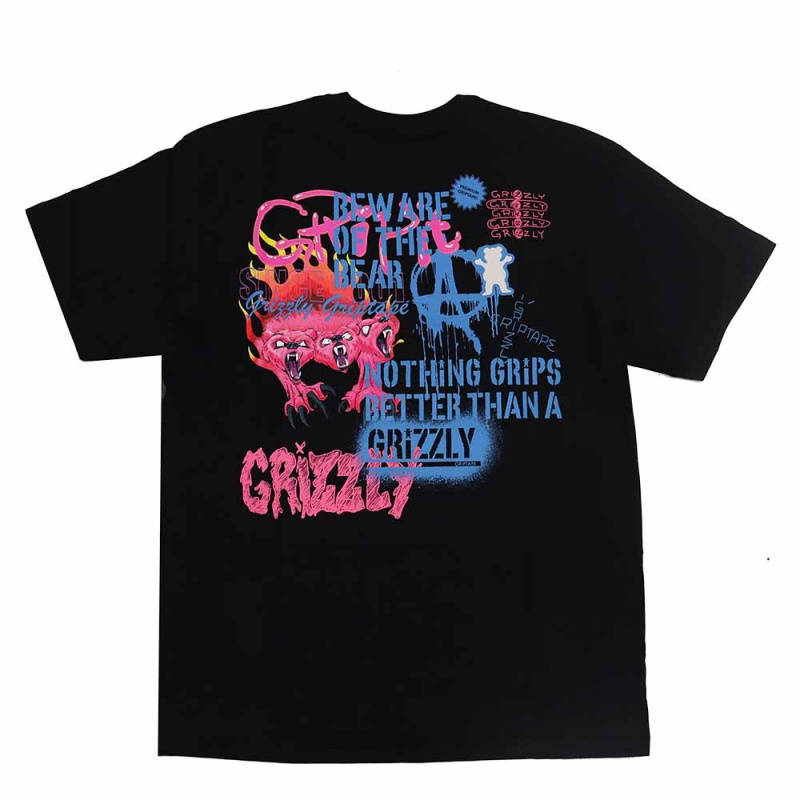 Camiseta Grizzly Anarchy Preto
