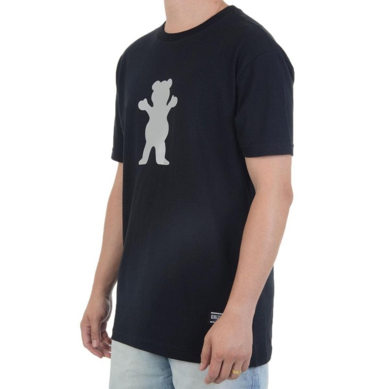 Camiseta Grizzly Og Bear Preto