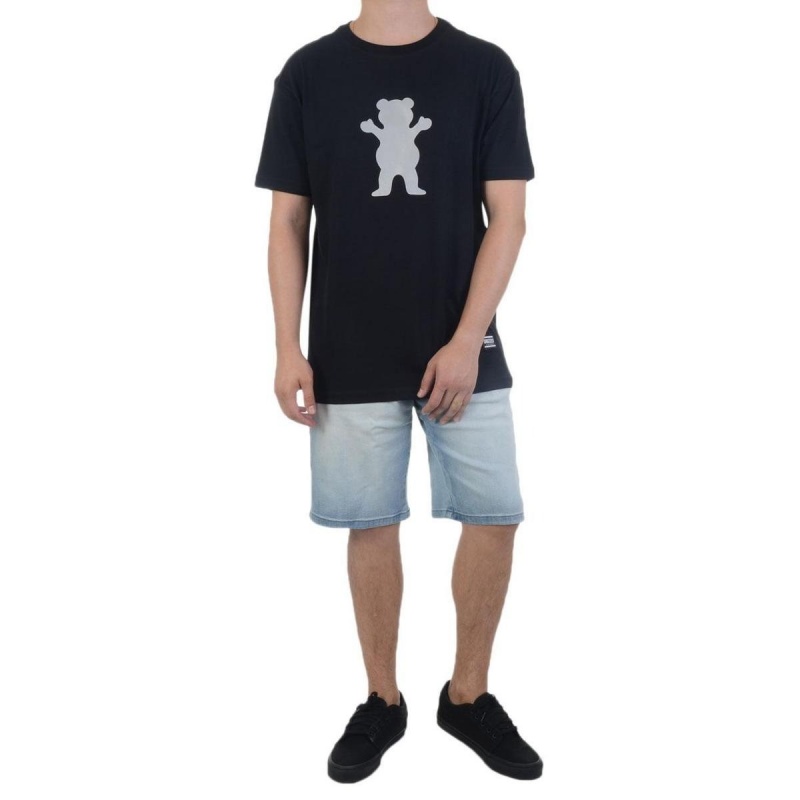 Camiseta Grizzly Og Bear Preto