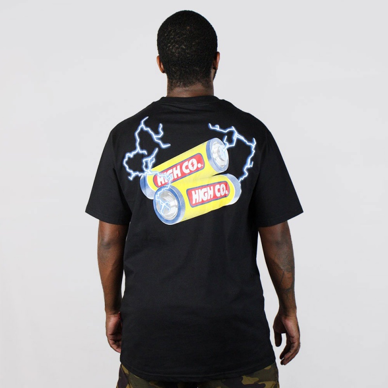 Camiseta High Battery Preto